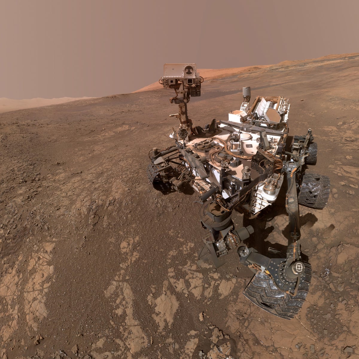 Discovery Mars Rover Alien