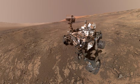 Nasa’s Curiosity Mars rover on Vera Rubin Ridge.