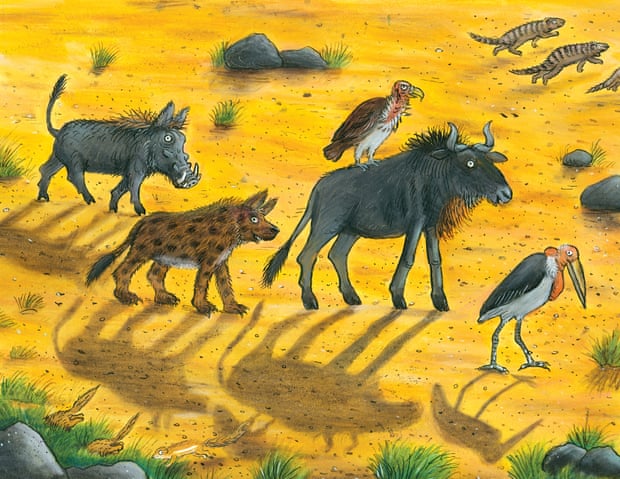 Illustration from The Ugly Five by Julia Donaldson &amp; Axel Scheffler.