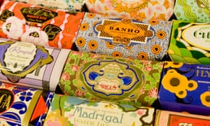 Soap opera: a display of Claus Porto bars.