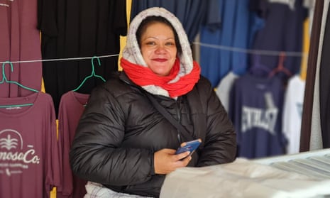 'Oto'ota Saula, clothing store owner Nukualofa flea market.