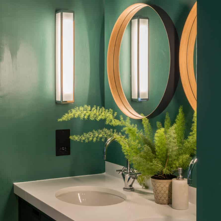 Be much  daring with colour successful  lesser-used spaces, specified  arsenic  cloakrooms