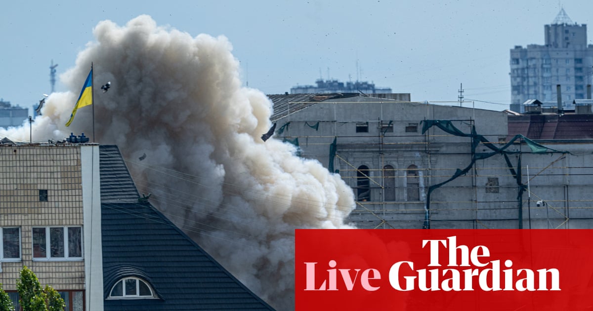 Russian drone strike on Ukraine’s security services HQ is a ‘major escalation’, says Ukraine’s foreign minister – as it happened