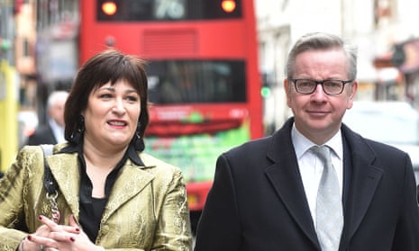 Sarah Vine and Michael Gove in 2016