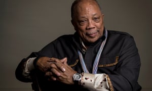 Quincy JonesFILE - In this Sept. 23, 2014 file photo, Producer Quincy Jones, of the documentary film “Keep On Keepin’ On,” poses for a portrait, in New York. Jones was taken to a Los Angeles hospital with shortness of breath, but his representatives say he’s going to be OK. Publicist Arnold Robinson told The Associated Press in an email that Jones was hospitalized for observations out of caution after having breathing problems Thursday, Sept. 17, 2015. (Photo by Drew Gurian/Invision/AP, File)
