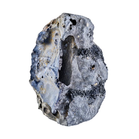 A polymetallic nodule, as mined by the Metals Company for use in batteries.