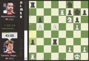Magnus Carlsen v Ian Nepomniachtchi