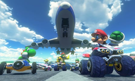 Mario Kart 8 Deluxe.