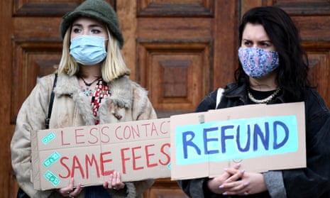 Edinburgh University students protest