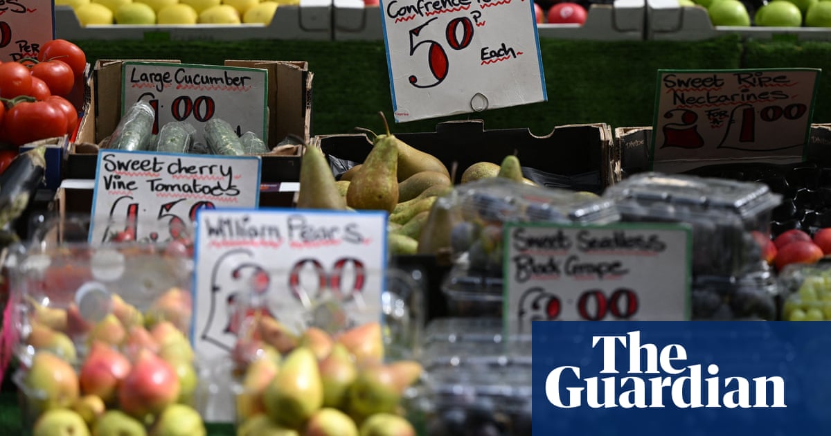Food inflation drives highest UK shop prices rise in more than a decade