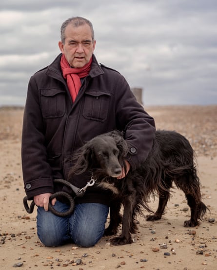 David Jones and his dog