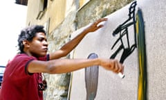 Jean-Michel Basquiat<br>ST. MORITZ, SWITZERLAND - 1983: Artist Jean-Michel paints in 1983 in St. Moritz, Switzerland. (Photo by Lee Jaffe/Getty Images)