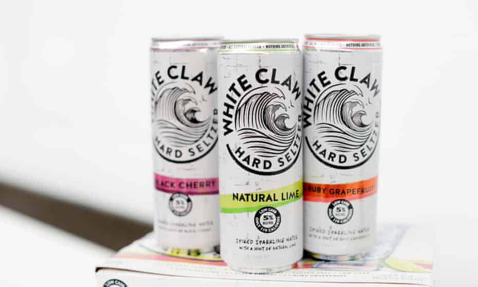 White Claw sales have surged 320% from last year. Photograph: Richard Levine/Alamy
