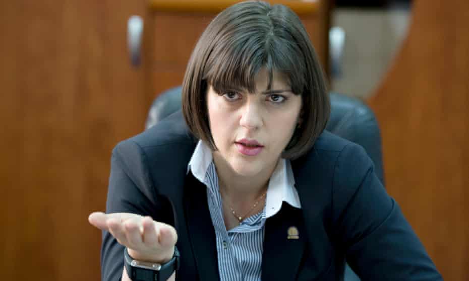 Laura Codruta Kovesi, the chief prosecutor of Romania’s anti-corruption authority.