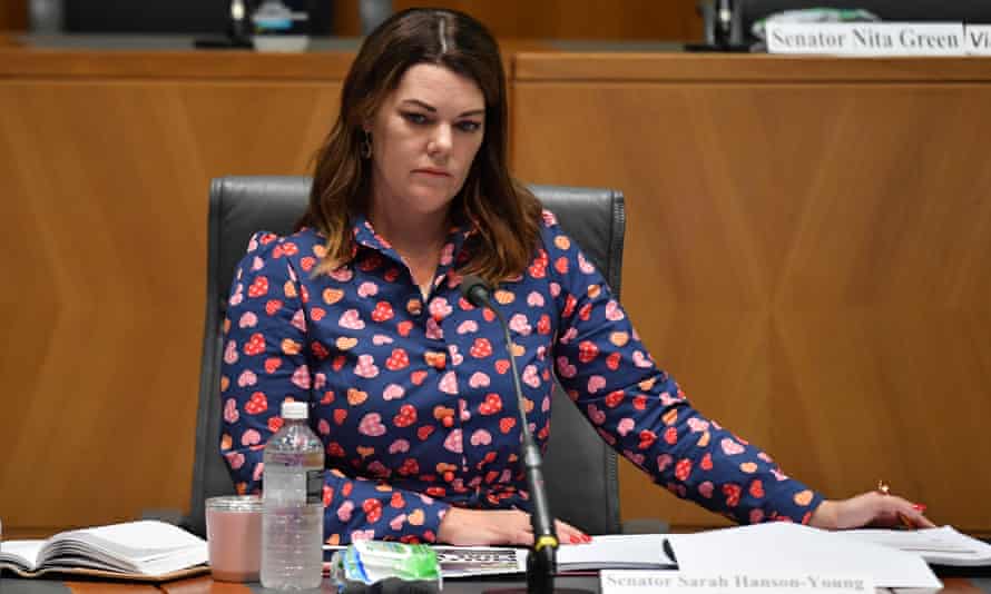 Australian Greens senator Sarah Hanson-Young