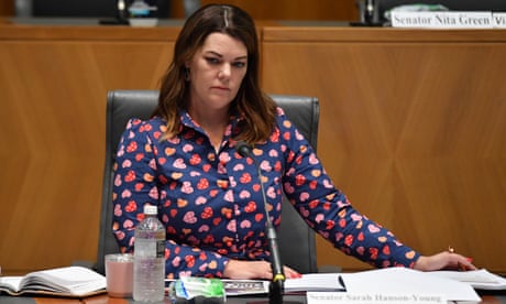 Australian Greens senator Sarah Hanson-Young