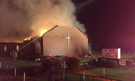 Mount Zion African Methodist Episcopal Church in Greeleyville, South Carolina.