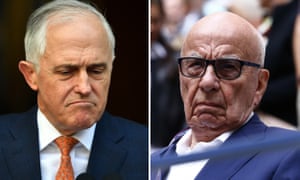 Malcolm Turnbull and Rupert Murdoch