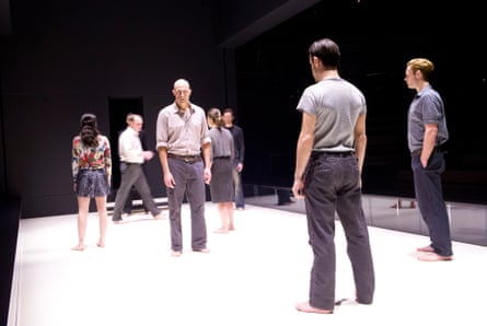 Mark Strong in A View From The Bridge by Arthur Miller at Young Vic in 2014, directed by Ivo van Hove.