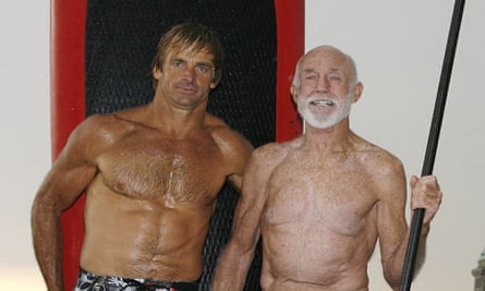 ‘There’s so much stigma and weirdness around being older. Get over it – and keep moving’: Laird Hamilton with his friend Don Wildman.
