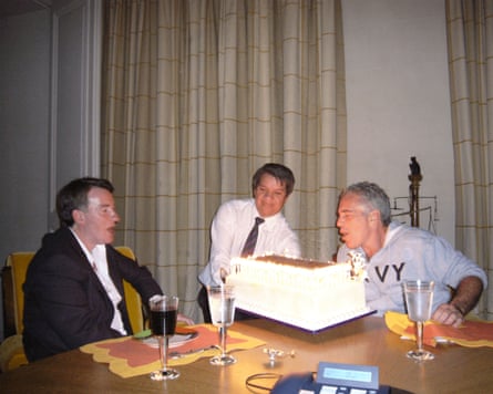 Peter Mandelson and Jeffrey Epstein