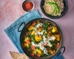 Asma Khan’s saag paneer.