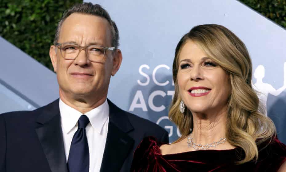 Tom Hanks and Rita Wilson at the Screen Actors Guild Awards in January 2020
