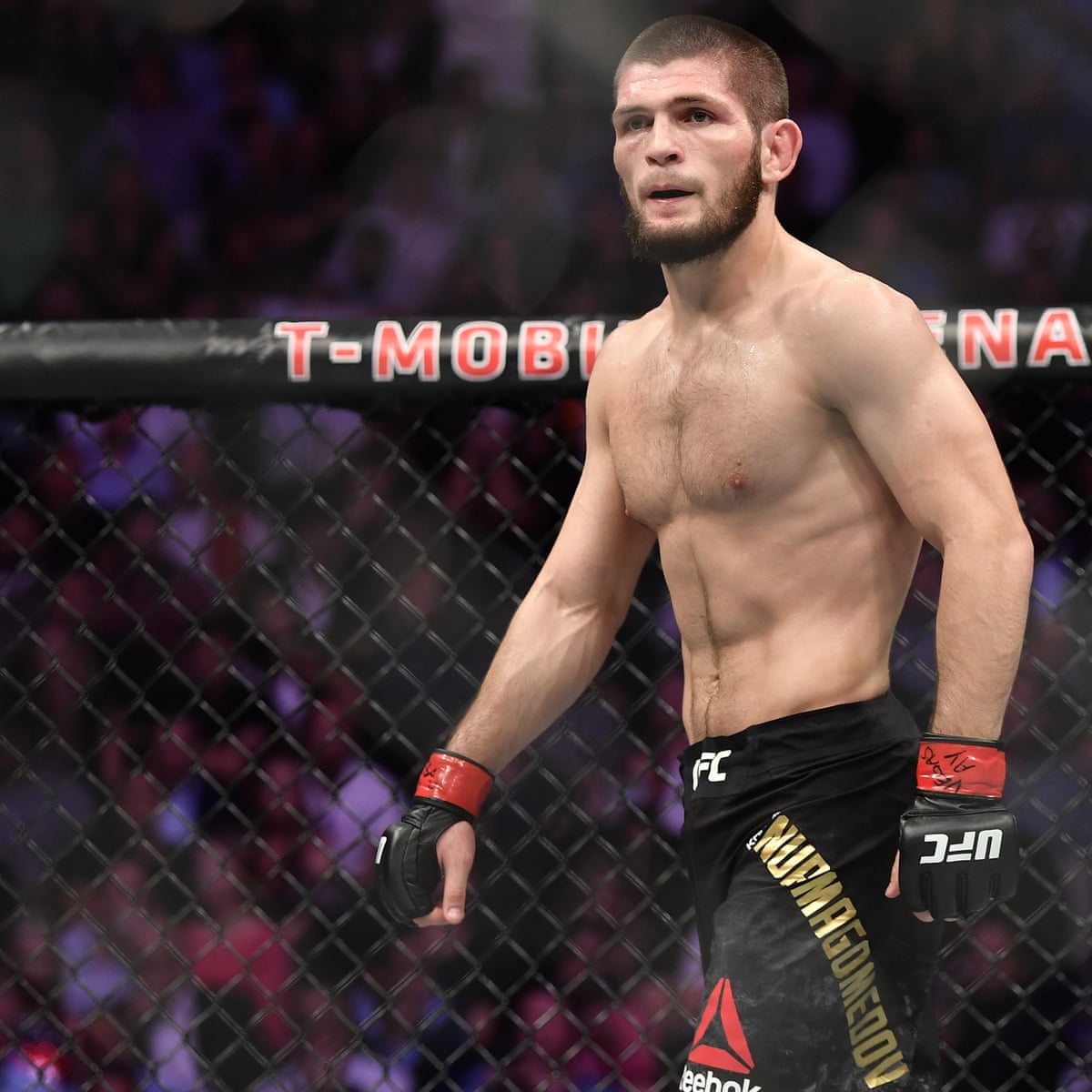 Khabib Nurmagomedov challenges Mayweather to fight: 'There is only one king' | UFC | The Guardian