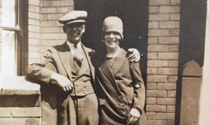 Hilda Churchill with her husband in 1929.