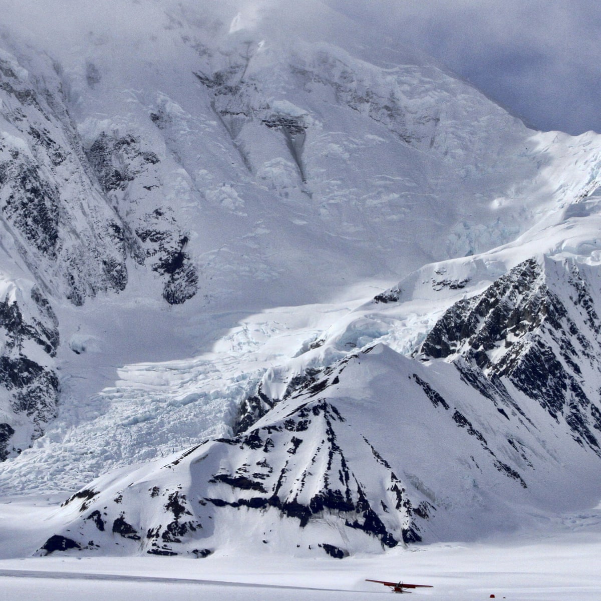 Snow Blizzards In Mountains
