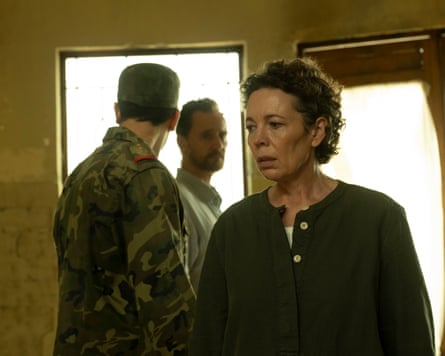 Hiddleston with Olivia Colman in The Night Manager season two.