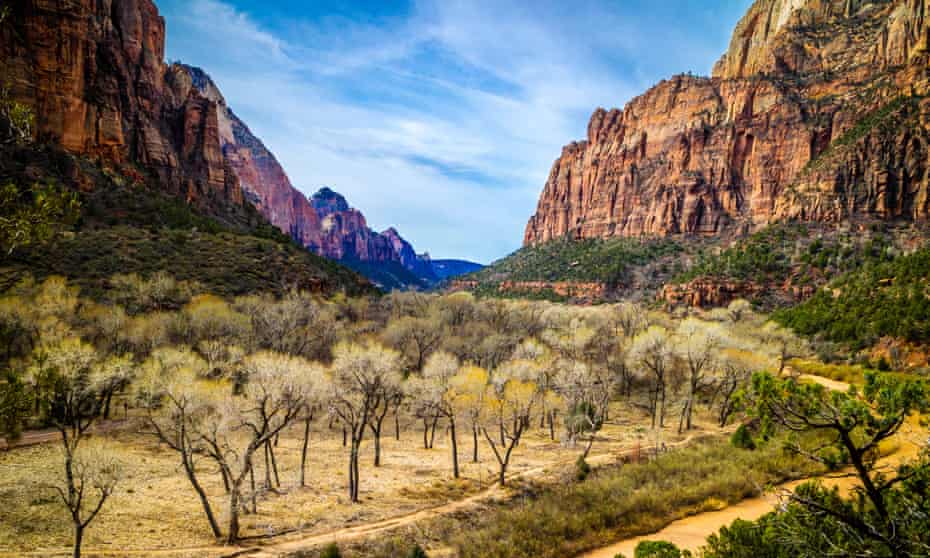 Zion National Park shut down its shuttle bus system after crowds had gathered to wait for them.