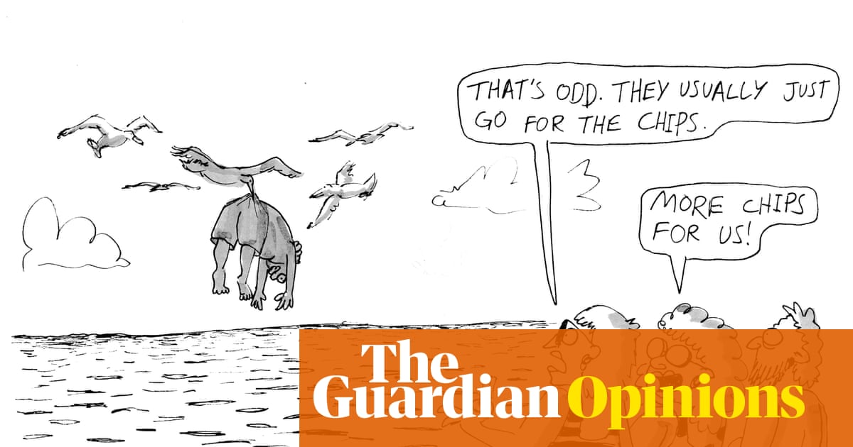 Christopher Harry on the dangers of seaside holidays – cartoon