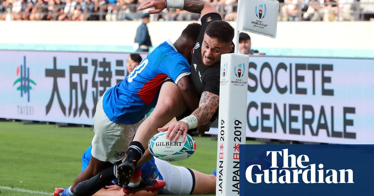 Rugby World Cup: France squeeze past Tonga and New Zealand beat Namibia 71-9 – video highlights
