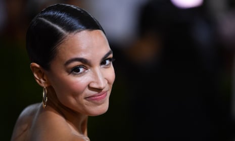 aoc in black dress Alexandria Ocasio-Cortez