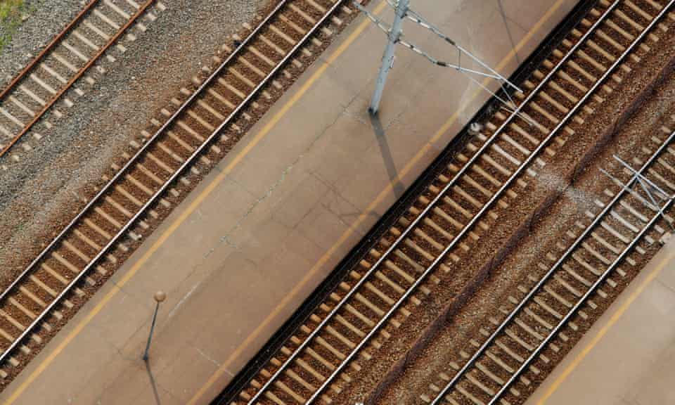 Railtracks seen from above