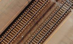 Railtracks seen from above