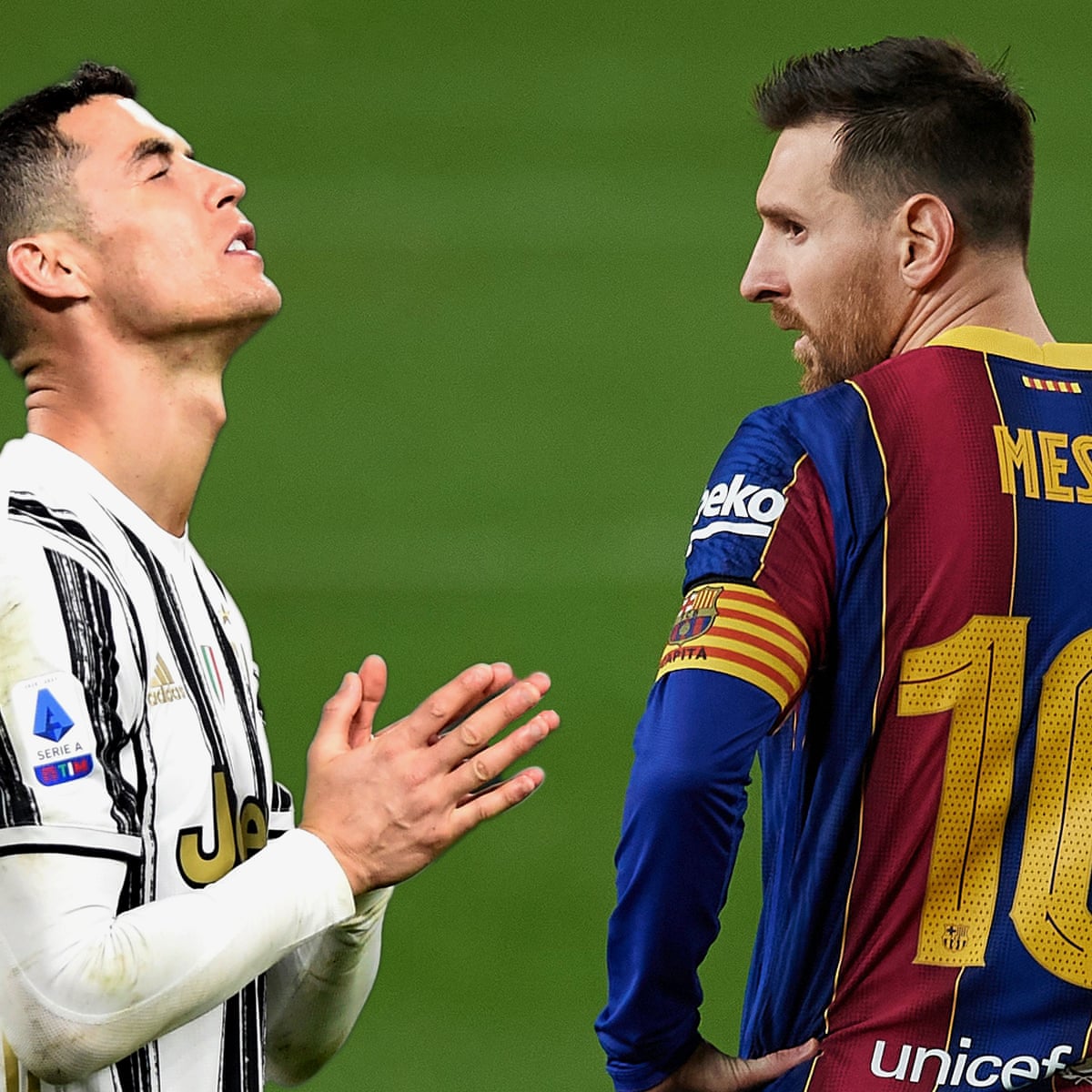 Lionel Messi and Cristiano Ronaldo are albatrosses weighing their
