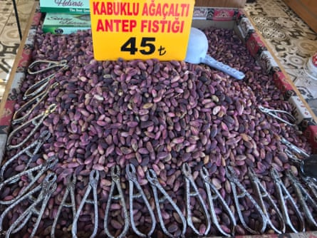 Pistachio nuts in Gaziantep