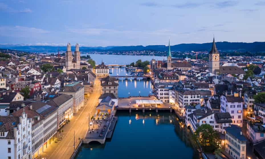 Zurich in Switzerland. The Chinese agents can enter the country without official status. 