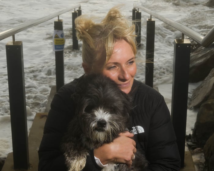 Sarah was amused by the quicksand she stepped in on a South Australian beach. Then ‘reality set in’