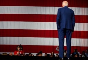 Joe Biden listens to a question from an audience member during a forum on gun safety in Des Moines, Iowa, on 10 August 2019.