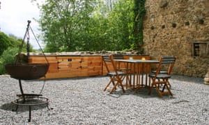 Cooking up a storm: the outdoor kitchen at Le Monteil.