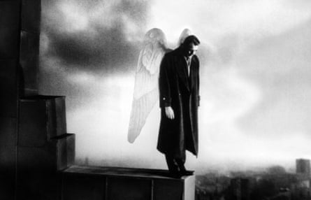 Guardian angel … Damiel (Bruno Ganz) in Wings of Desire