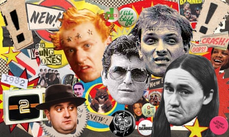 Alexei Sayle, Ade Edmondson, Christopher Ryan and Nigel Planer, stars of The Young Ones