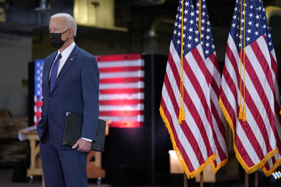 Biden in Pittsburgh last week. The president says his ‘once-in-a-generation’ plan will reverse deep racial disparities.