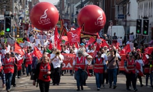 A march in Swindon against the closure of the factory.