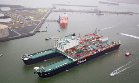 Pioneering Spirit (formerly Pieter Schelte) is the largest construction vessel ever built.