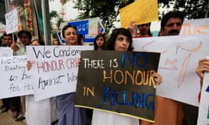 honour killing protest pakistan