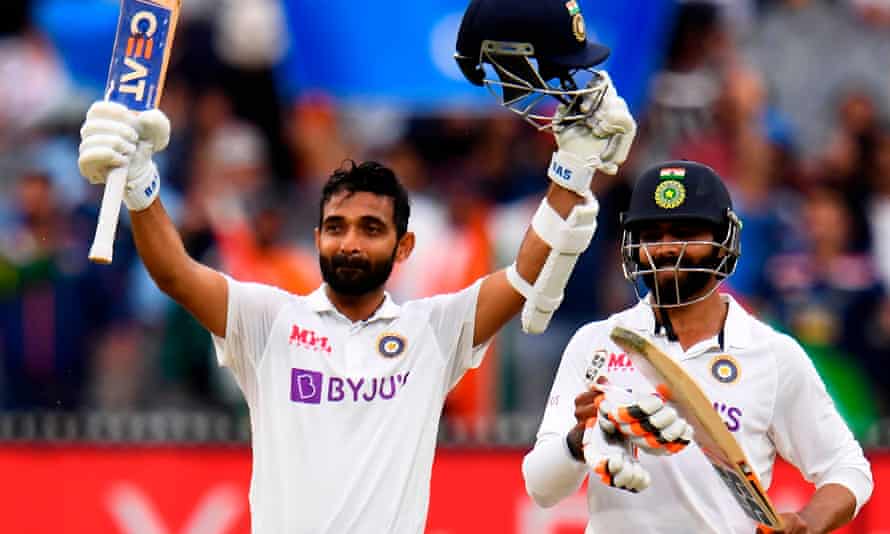 Ajinkya Rahane century gives India big lead over Australia in second Test | Australia sport | The Guardian